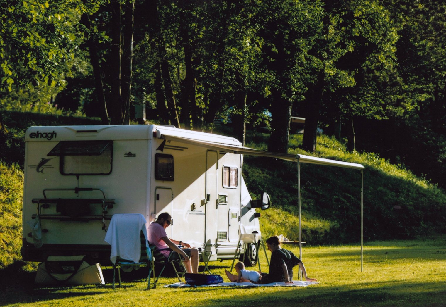Stellplätze für Wohnmobile Camping Ettelbruck